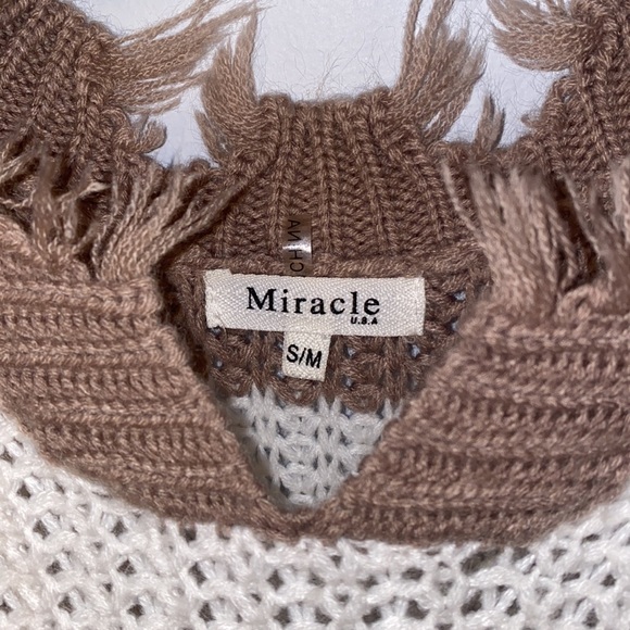 Striped Miracle V/Scoop Neck Sweater - Picture 2 of 3